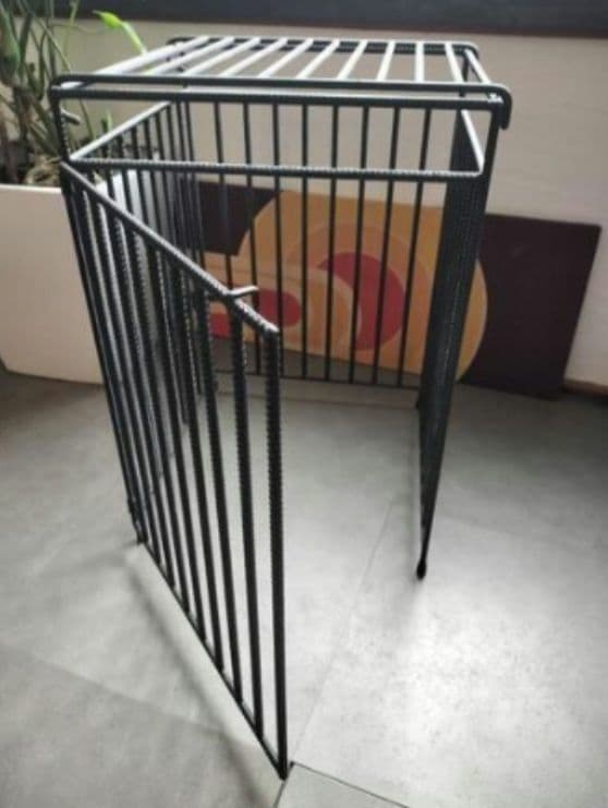 里山エンジン ストーブガード ブラック