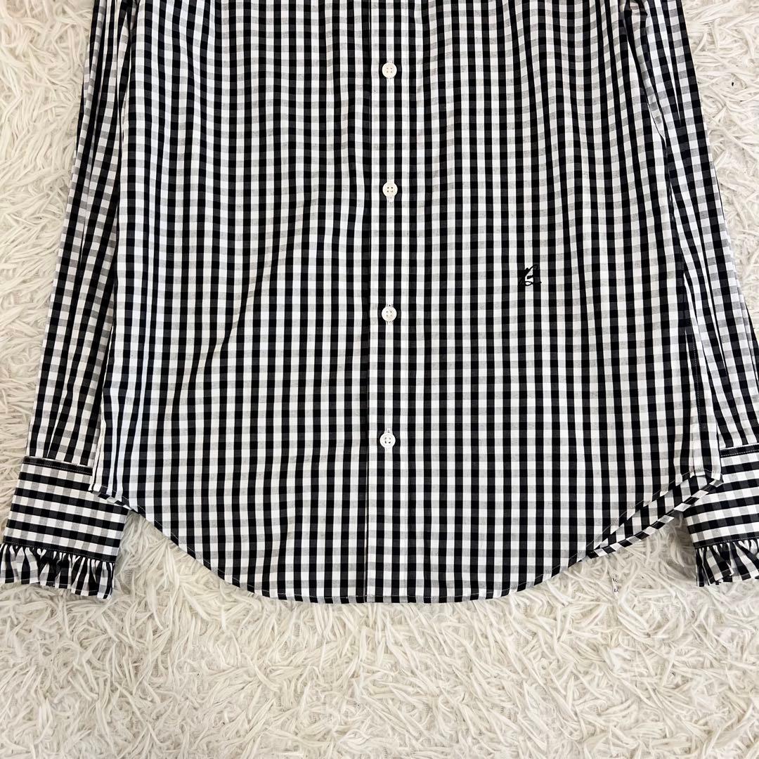 MADISONBLUE マディソンブルー ラウンド カラー フリル シャツ