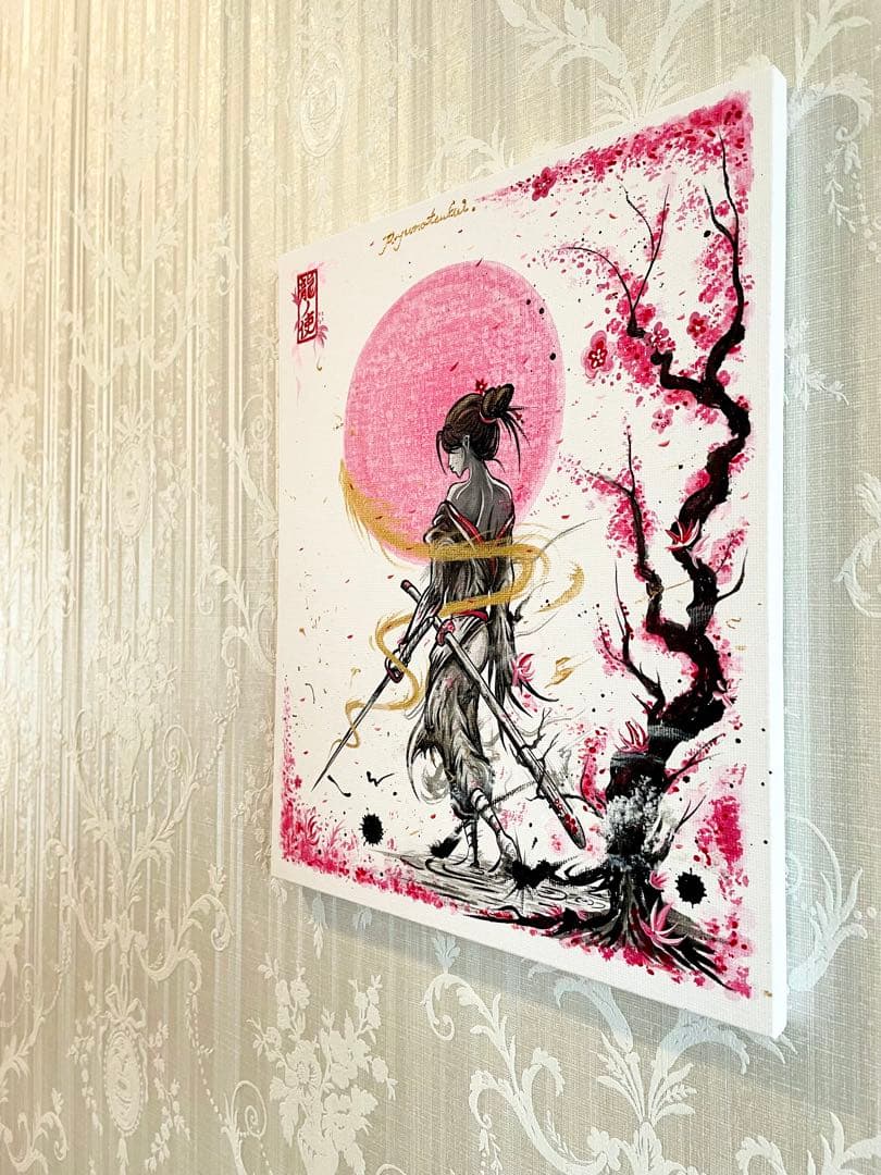 龍ノツカイ アクリル画 絵画 龍神 抽象画 開運絵画