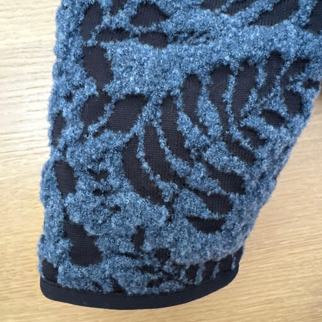 【Mzk】シップス　 ジャカードジャケット　レディース　五泉ニット　新品