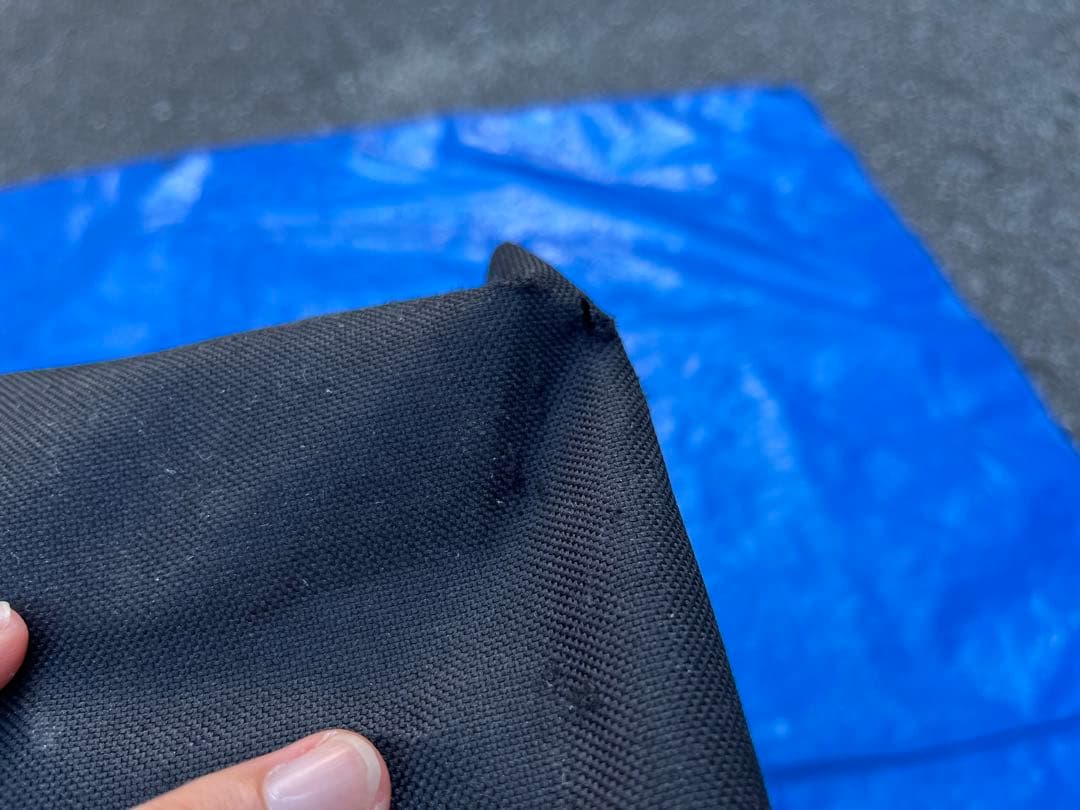 ロゴス(LOGOS) アイアンメッシュ テーブル　収納バック付き