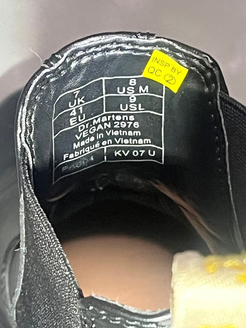 0*7様 Dr. Martens サイドゴアブーツ ブラック