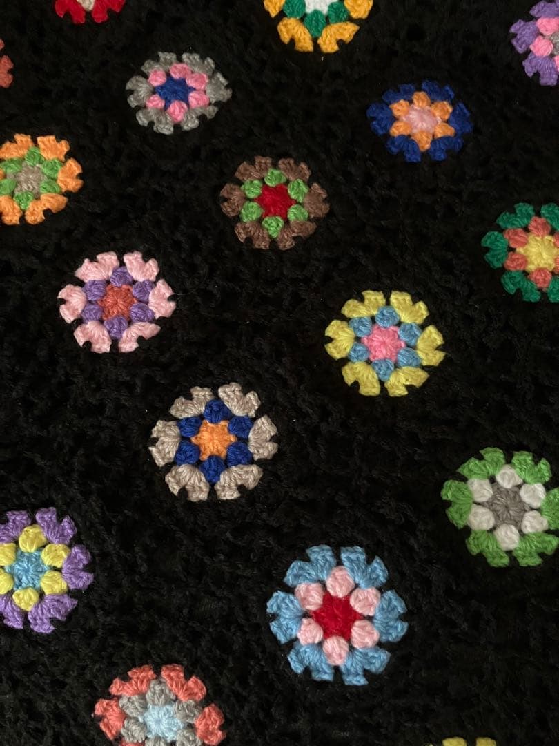 グラニースクエア　ソファーカバー　ベッドカバー　マルチカバー　大判ブランケット