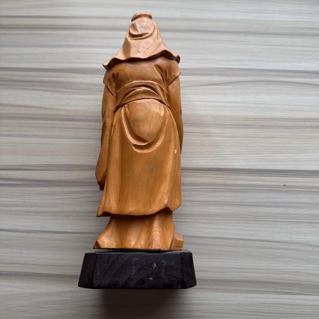 木製置物 4点まとめ売り 木彫り 中国製シールあり