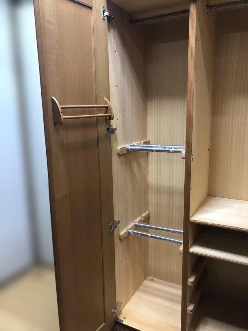 府中家具　桐たんす　佐々木木工　大塚家具　洋ダンス　2枚扉　250523-4