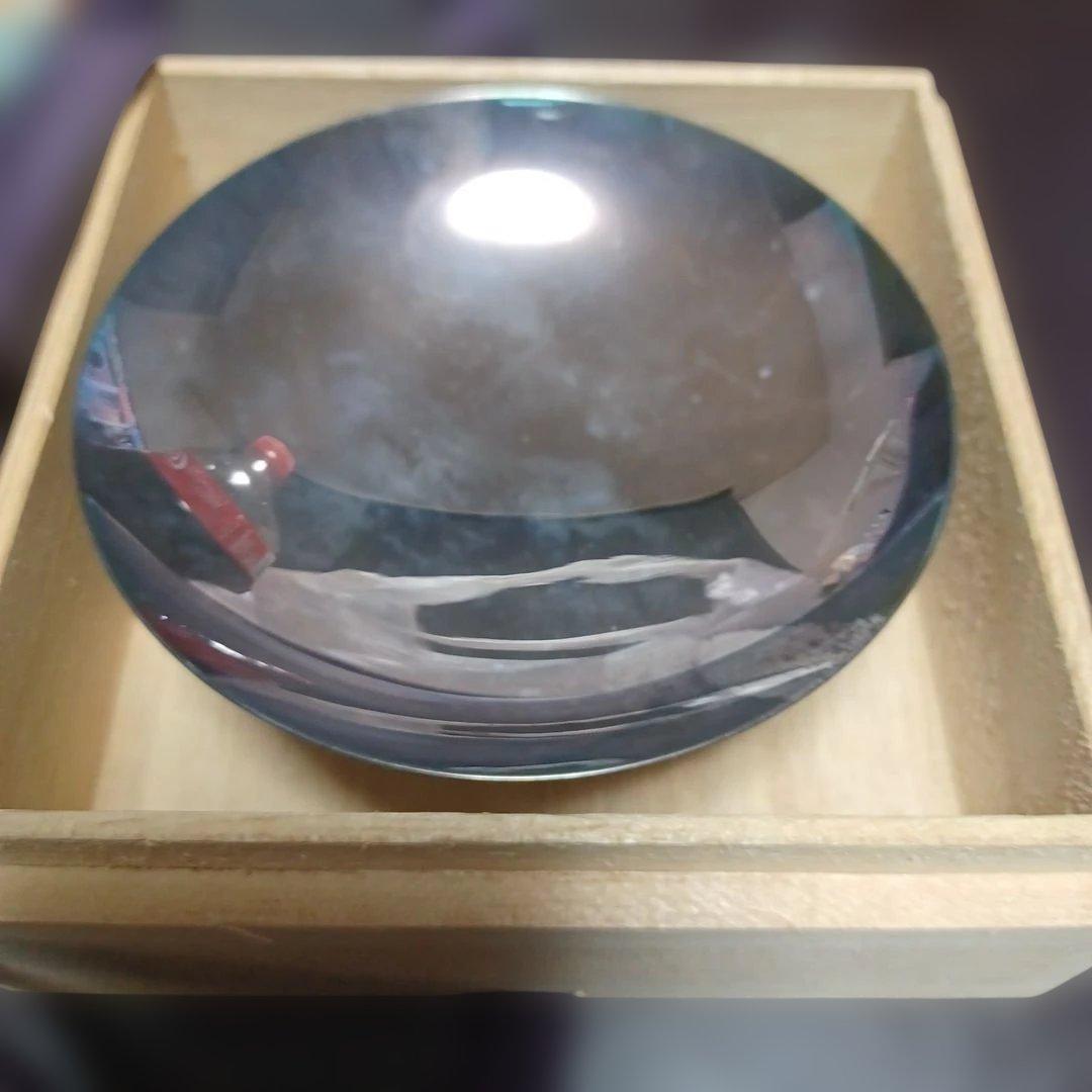 純銀 　銀杯 銀盃 酒器　 刻印あり　純銀製 SILVER シルバー　木箱