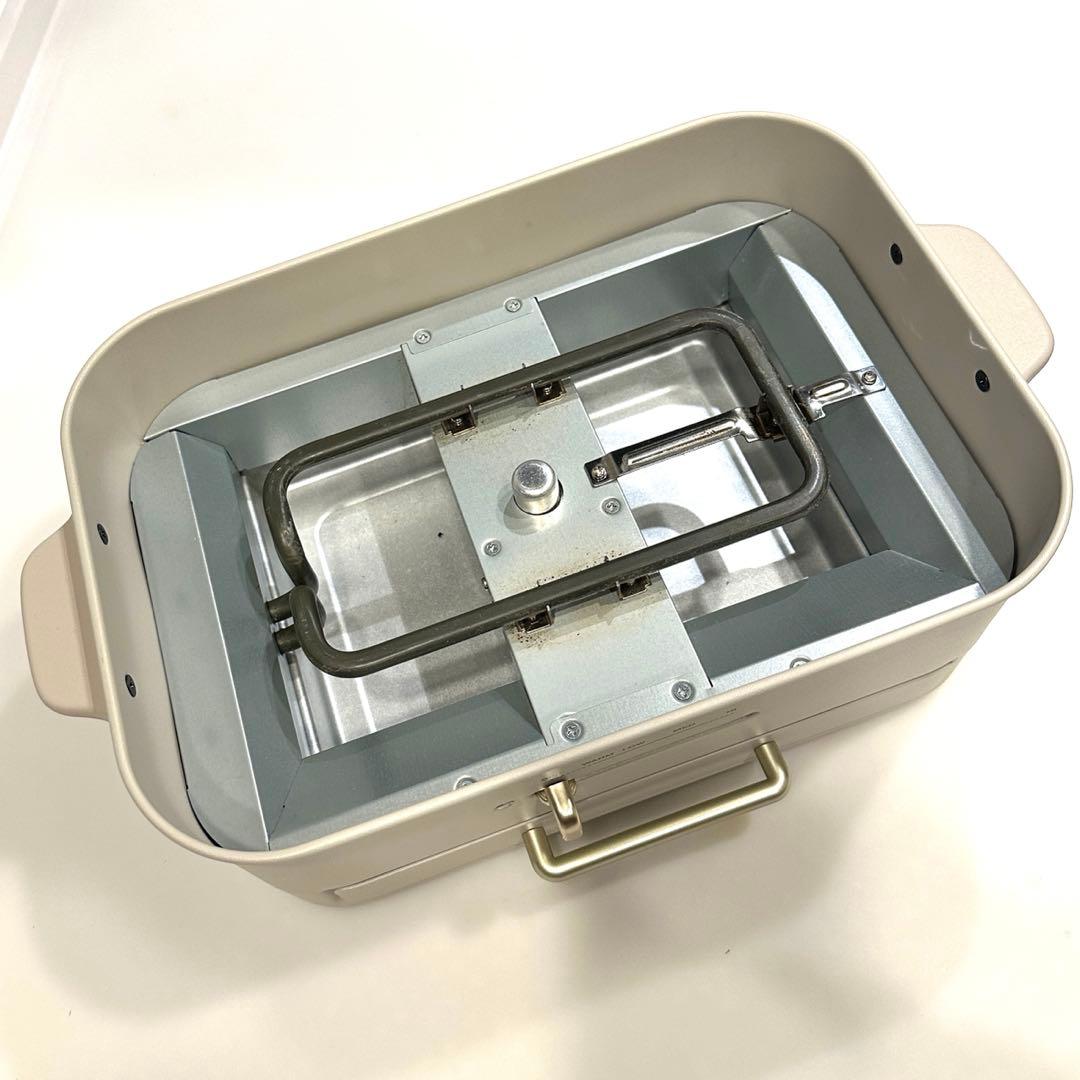 BRUNOコンパクトグリルホットプレート セラミックコート鍋セット グレージュ