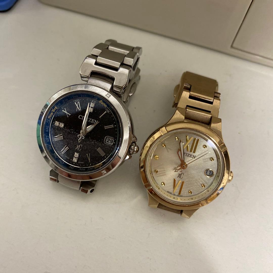 CITIZEN 電波・ソーラー　　レディース時計 2点セット