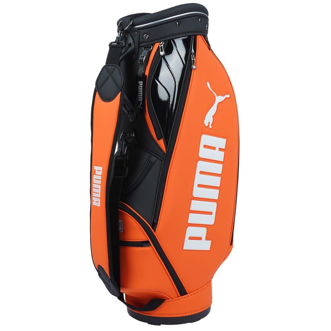 PUMA キャディバッグ　ゴルフバッグ　オレンジ