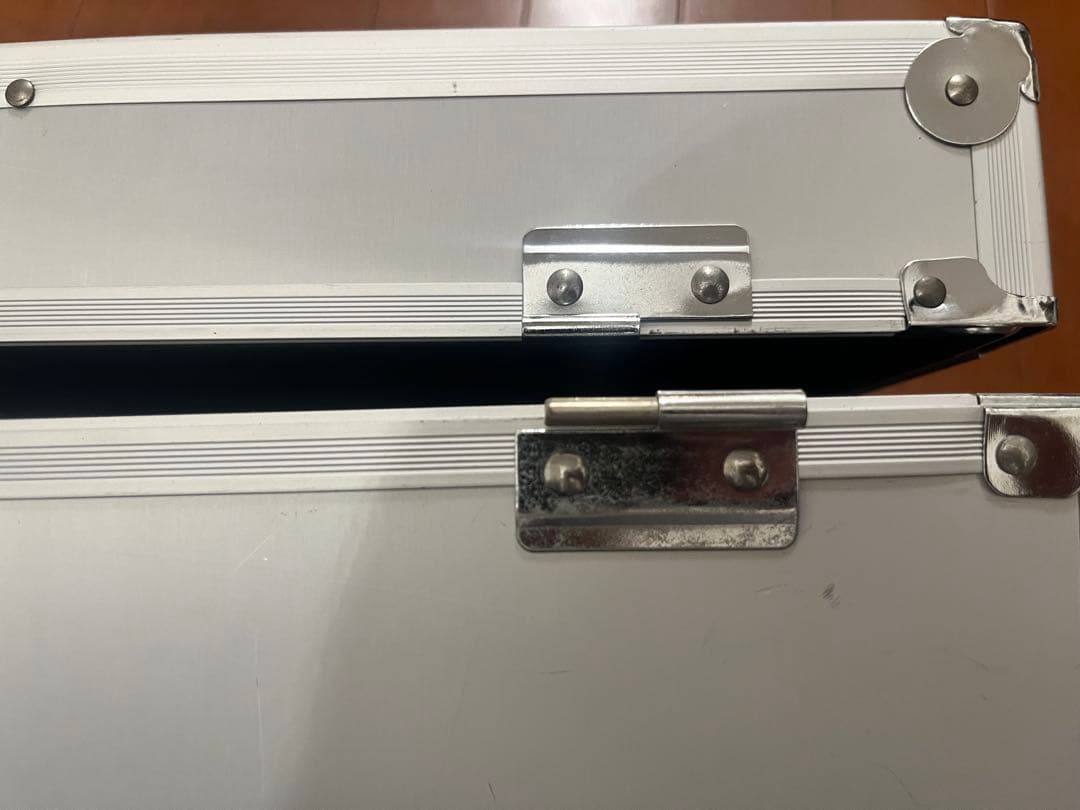 7インチレコード　シルバー　ハードケース