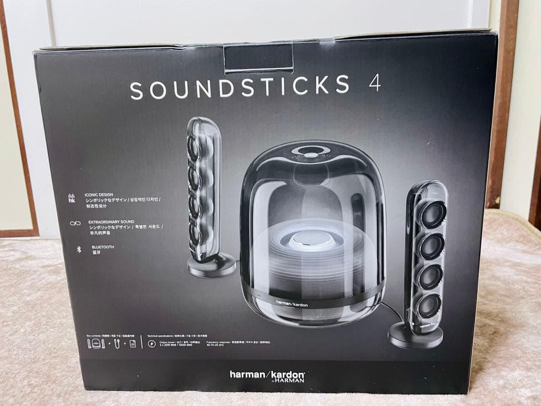[新品、未開封]harman/kardon SOUNDSTICKS 4スピーカー