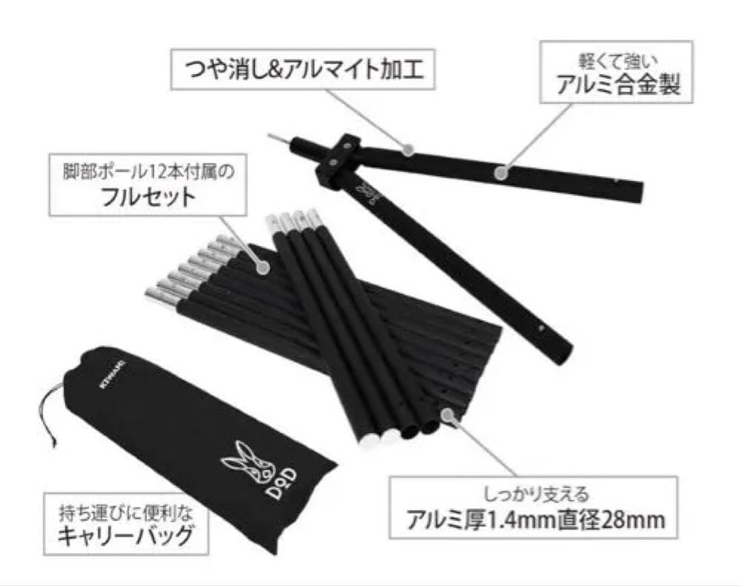 dodフタマタのサソイフルセット、二股ポール