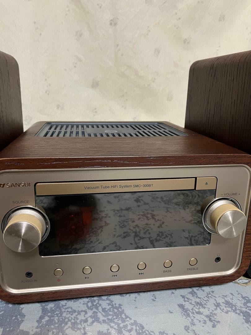 美品 サンスイ SMC-300BT 真空管 CDステレオシステム あたたかい音色