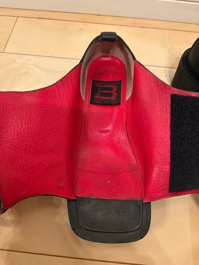 【希少】B-ZONE Nobuyuki Tamura変形厚底サンダル黒