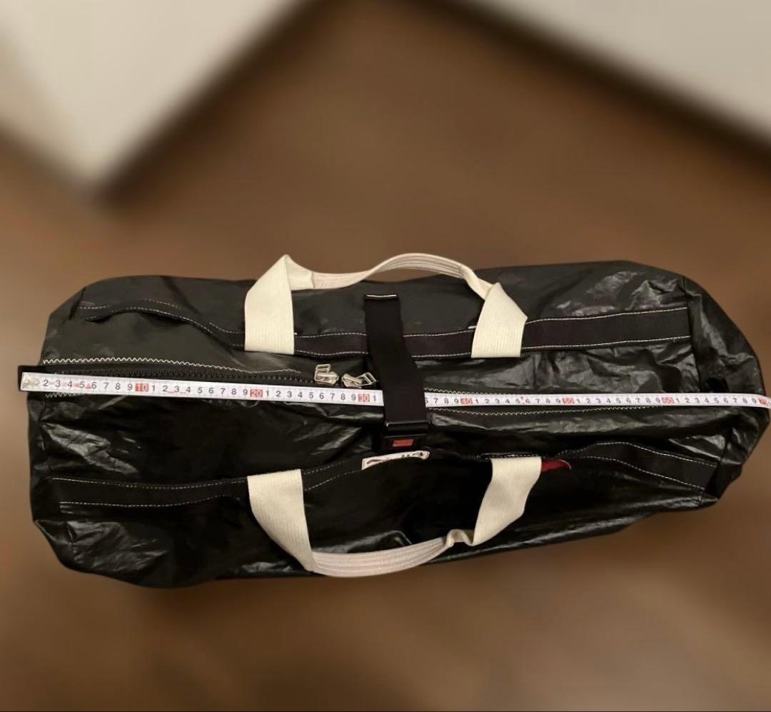 JIBダッフルバッグ　ラージサイズ　ブラック　白ハンドル　革ハンドル　レア　希少