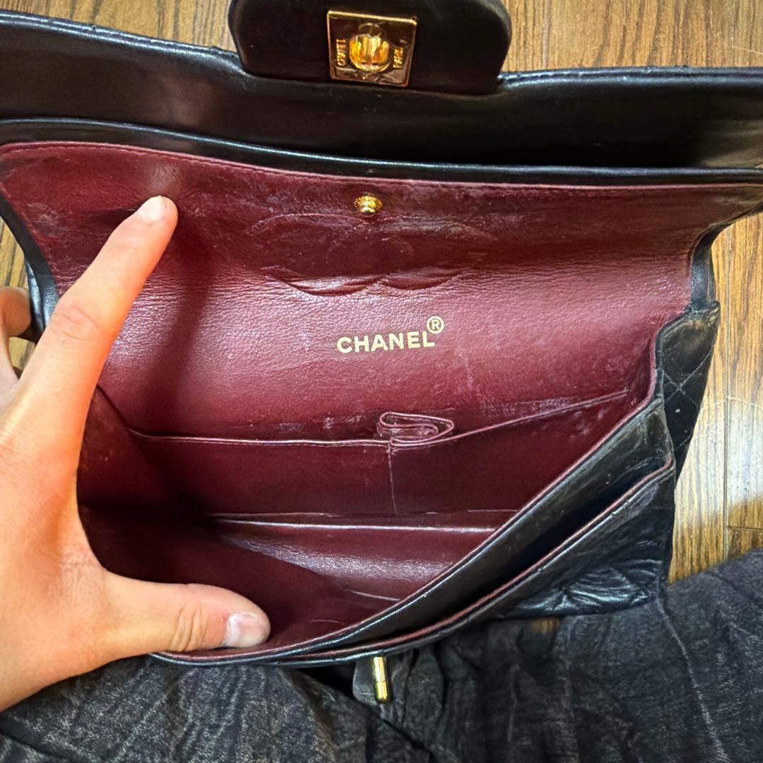 シャネルヴィンテージ マトラッセ23ラムスキン レディースショルダーバッグバッグ