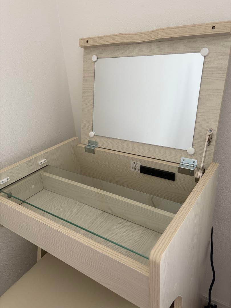 美品！　ドレッサー&ミニデスク　　収納スツール付