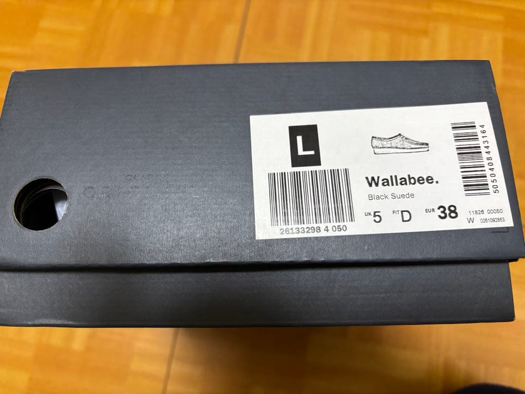 靴 clarks wellabee black suede 19sp-luk uk5