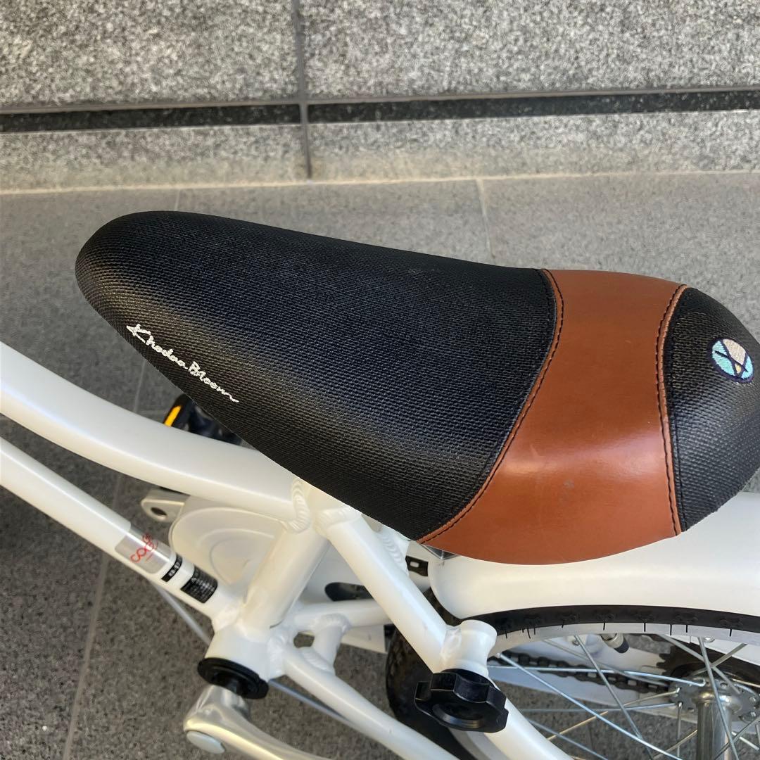 【美品、直接受け渡し】KhodaaBloom 16インチ ホワイト+補助輪