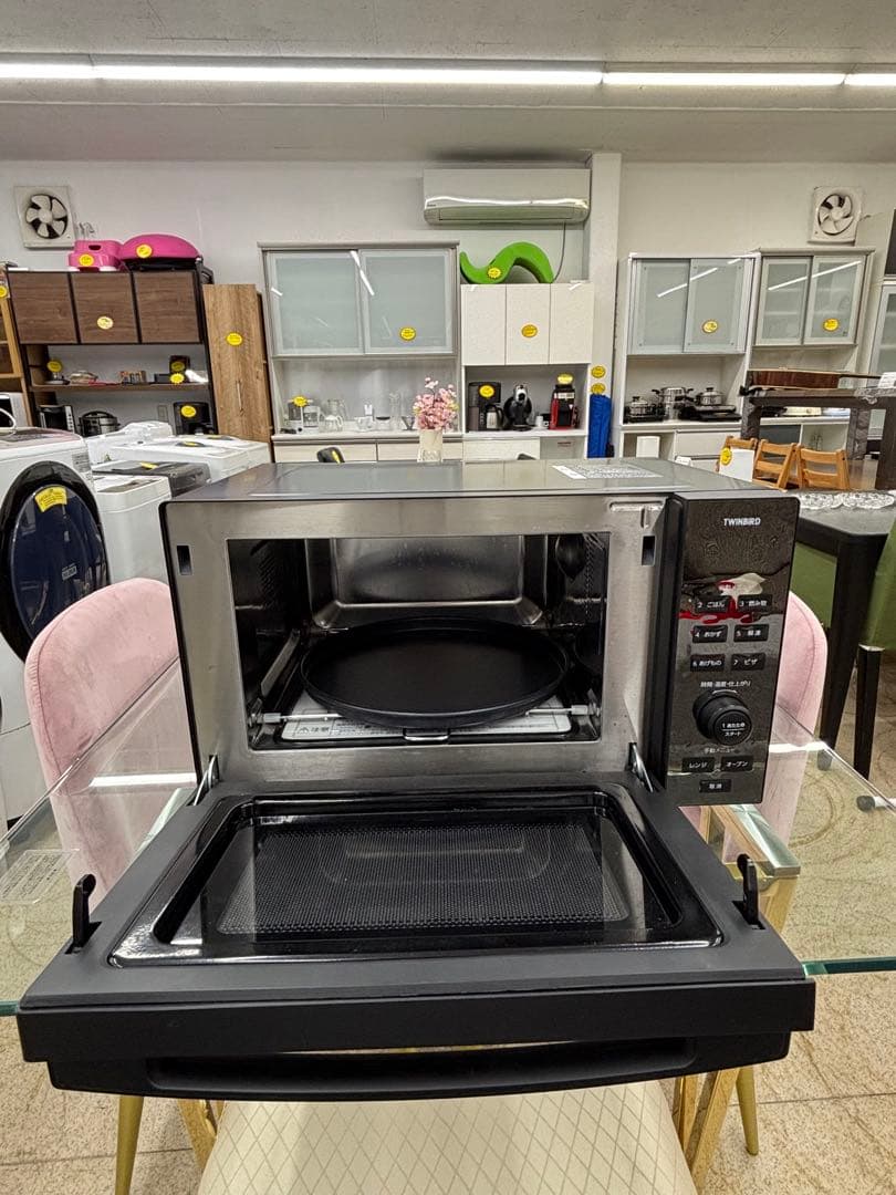 TWINBIRD センサー付フラットオーブンレンジ DR-E857 2021年製