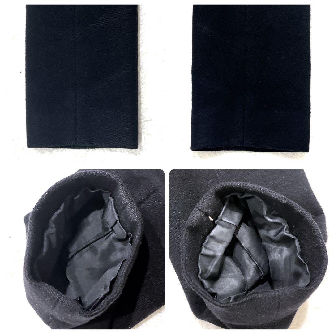 【y2k アンゴラ混】バーバリーブルーレーベル ロングコート チェック Aライン