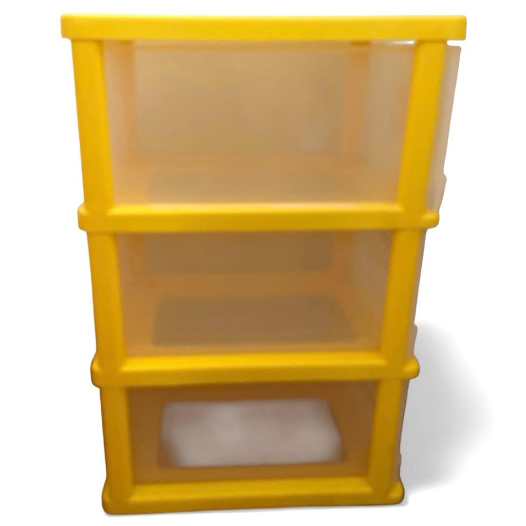 希少　ポケットモンスター 3段収納ボックス　ピカチュウ　レトロ