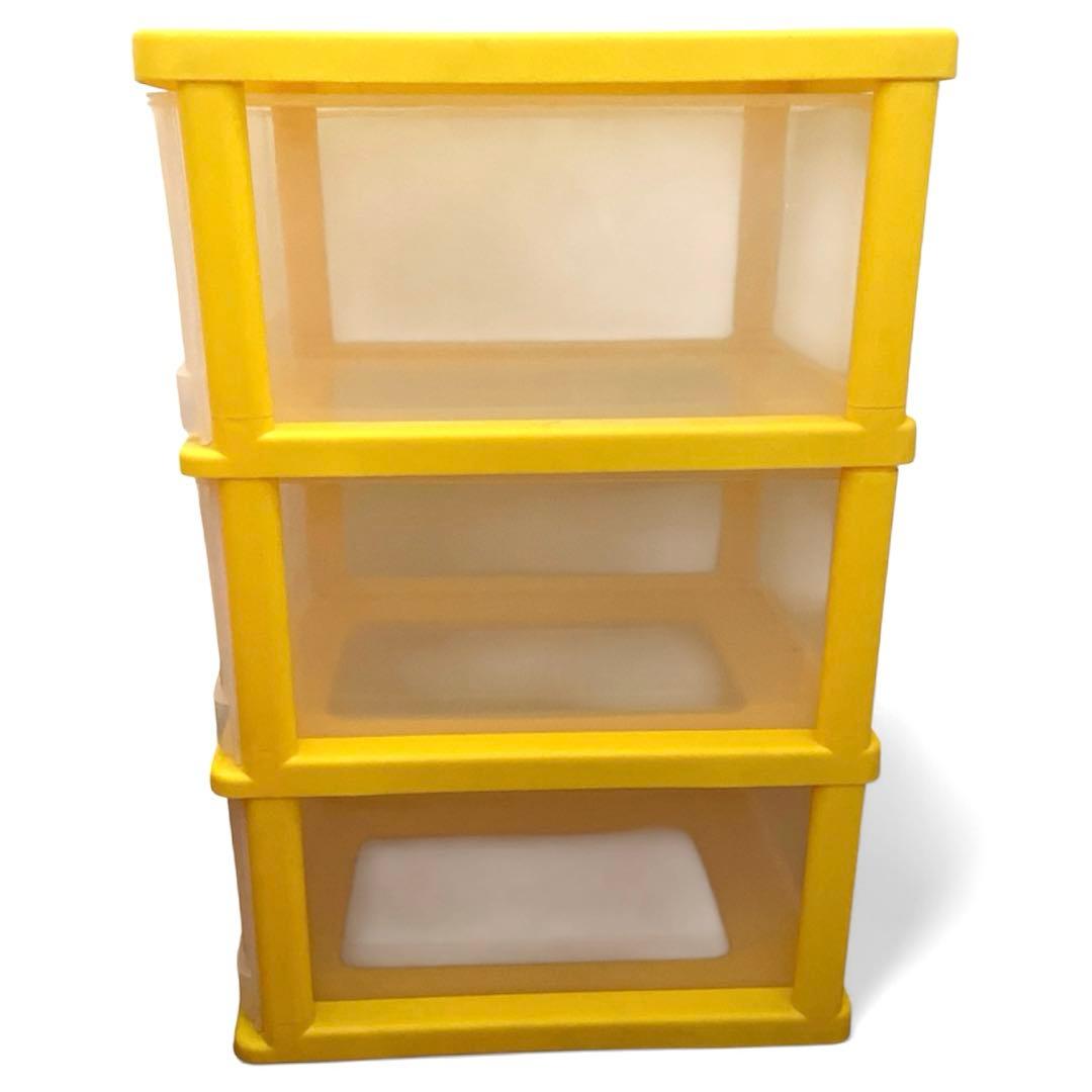 希少　ポケットモンスター 3段収納ボックス　ピカチュウ　レトロ