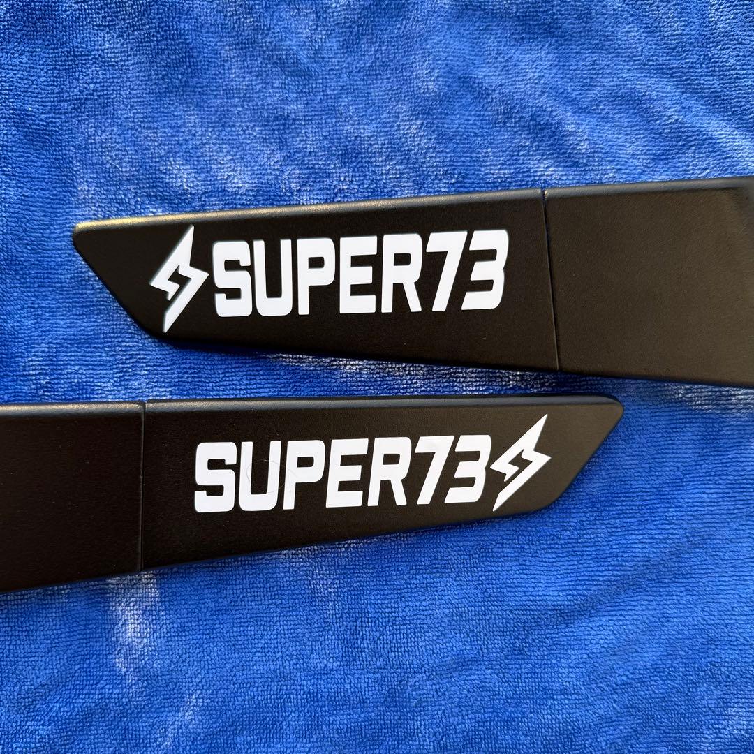 【最終値引】特注カスタムsuper73ミラーsuper73ロゴ付きミラーAタイプ