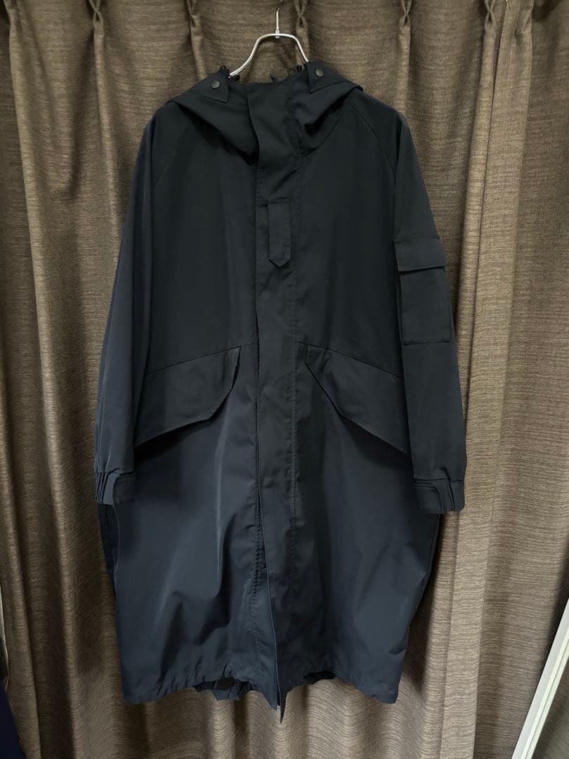 最終値下げHYKE×BIOTOP TASLAN TWILL SHELL COAT