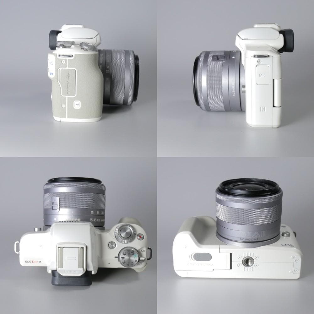 ☆良品☆☆完全動作　キヤノン EOS kiss M ホワイト　＃230