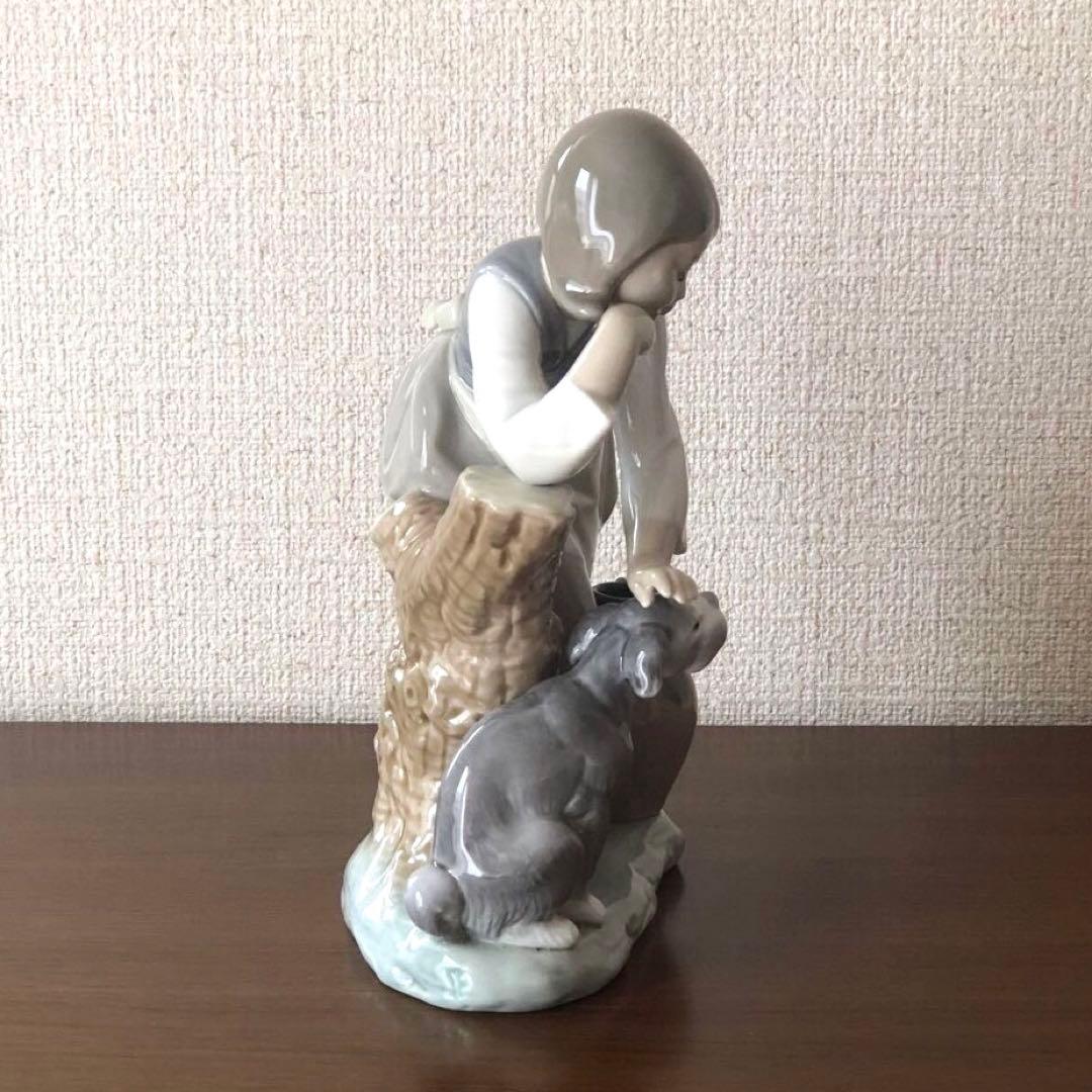 LLADROリヤドロ「おとなしくしてね」陶器人形　スペイン製　未使用