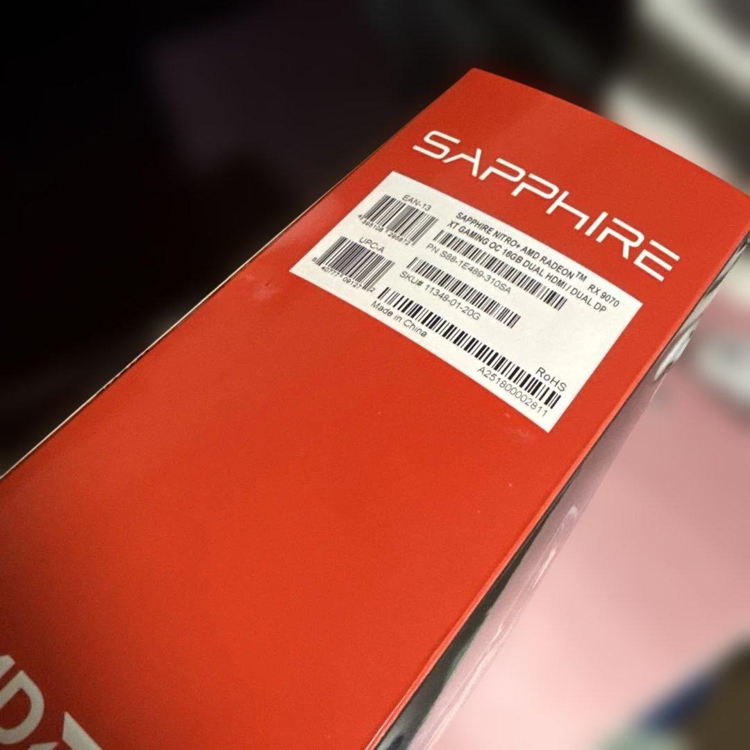 グラフィックボード・グラボ・ビデオカード Sapphire NITRO+ RX 9070 XT 16GB