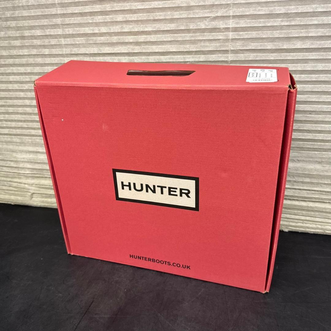 ☆未使用　HUNTER　ショートレインブーツ　WFS1000RMA　US8
