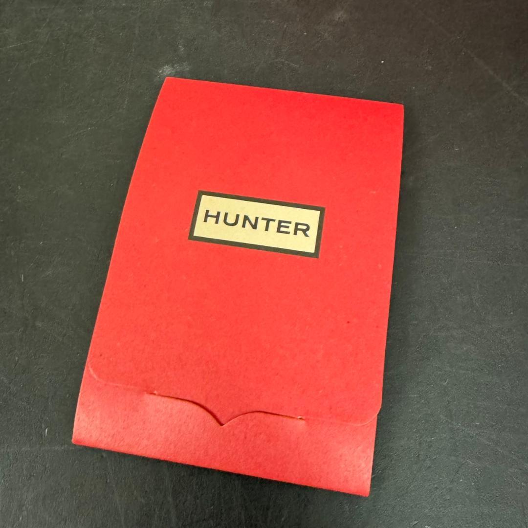 ☆未使用　HUNTER　ショートレインブーツ　WFS1000RMA　US8