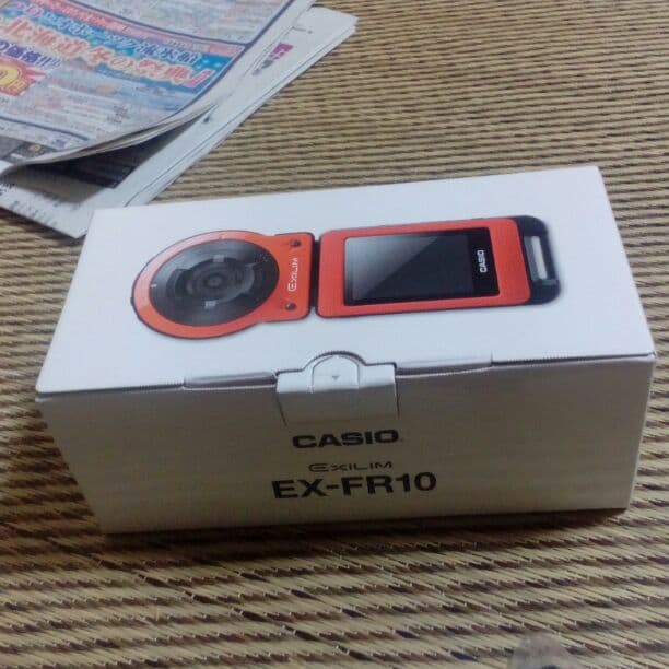 ビデオカメラCASIOEXFR10