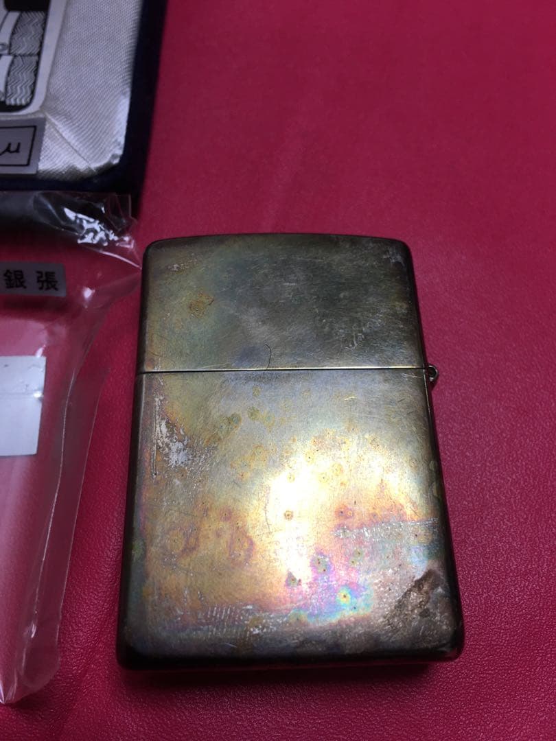 ジッポzippo 銀張