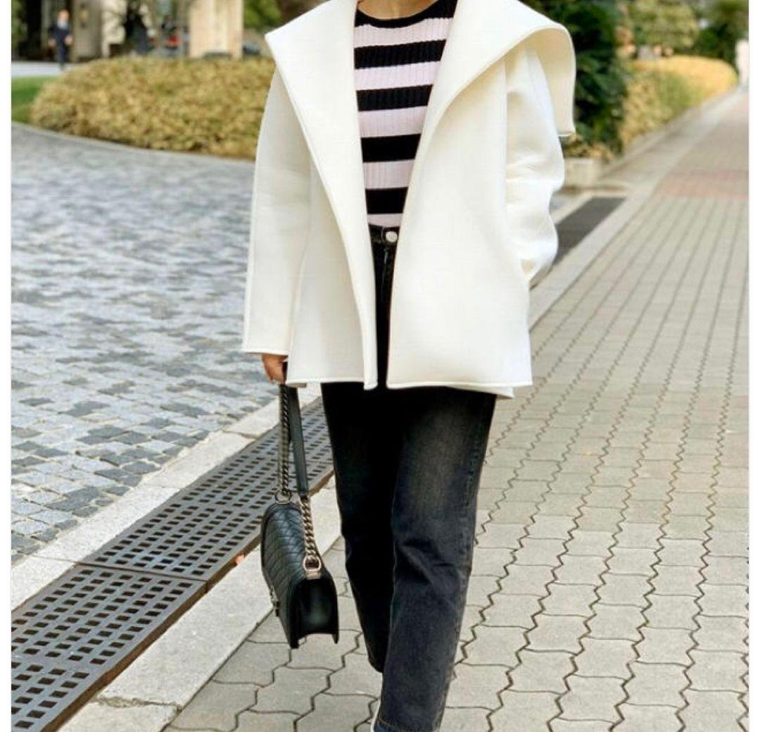 トレフルプラスワン TREFLE+1 フード変形 ボンディング ショートコート