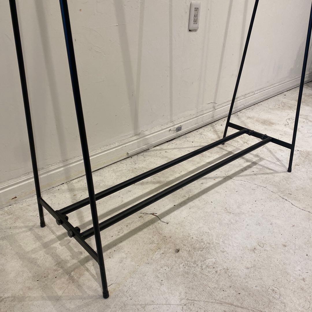 ブルックリンスタイル　スチール　ハンガーラック　黒鉄　店舗什器