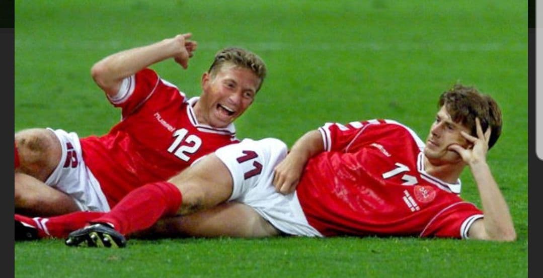 ブライアン・ラウドルップ　デンマーク代表　アンブロ　M-L ユニフォーム