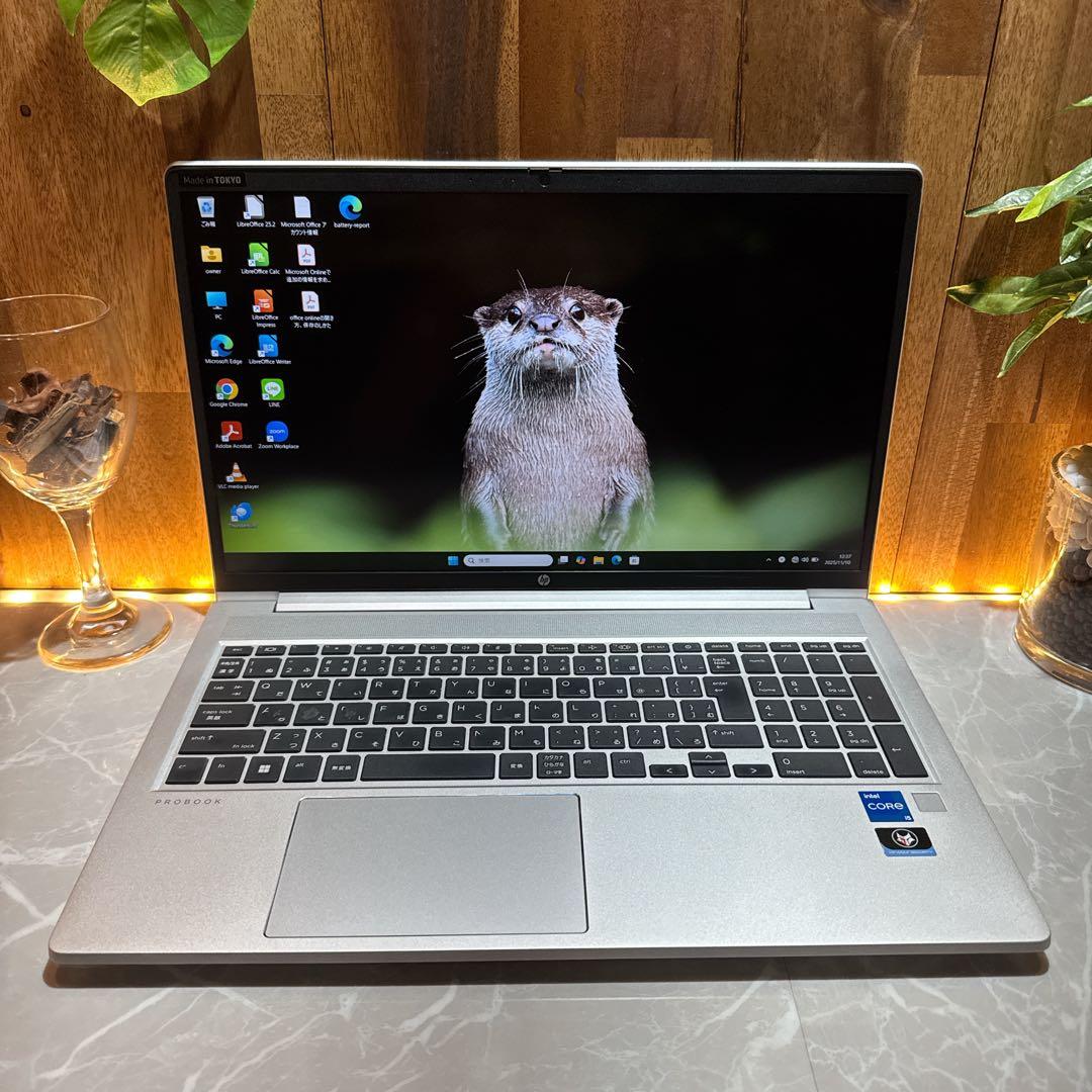 美品2022年式‼️HP ProBook 450☘i5第12世代☘ノートパソコン