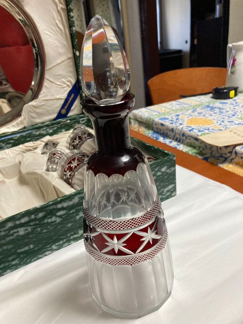 江戸切子（手彫り）　伝統工芸品