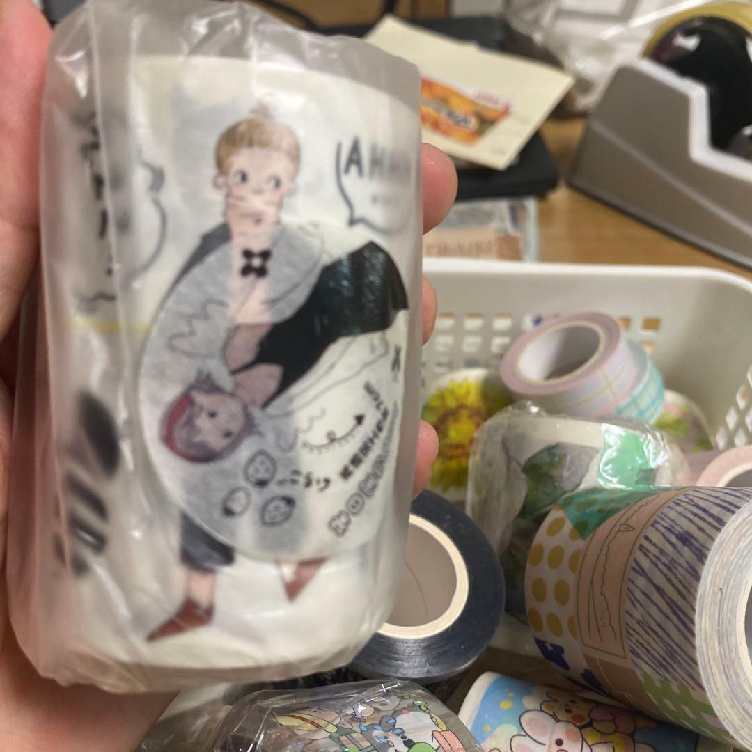 カラフルなデザインのマスキングテープセット