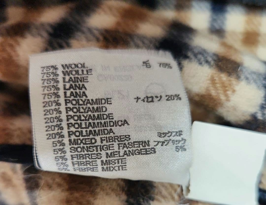 Aquascutum　アクアスキュータム ロング丈フード付　ダッフルコート