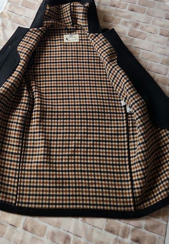 Aquascutum　アクアスキュータム ロング丈フード付　ダッフルコート