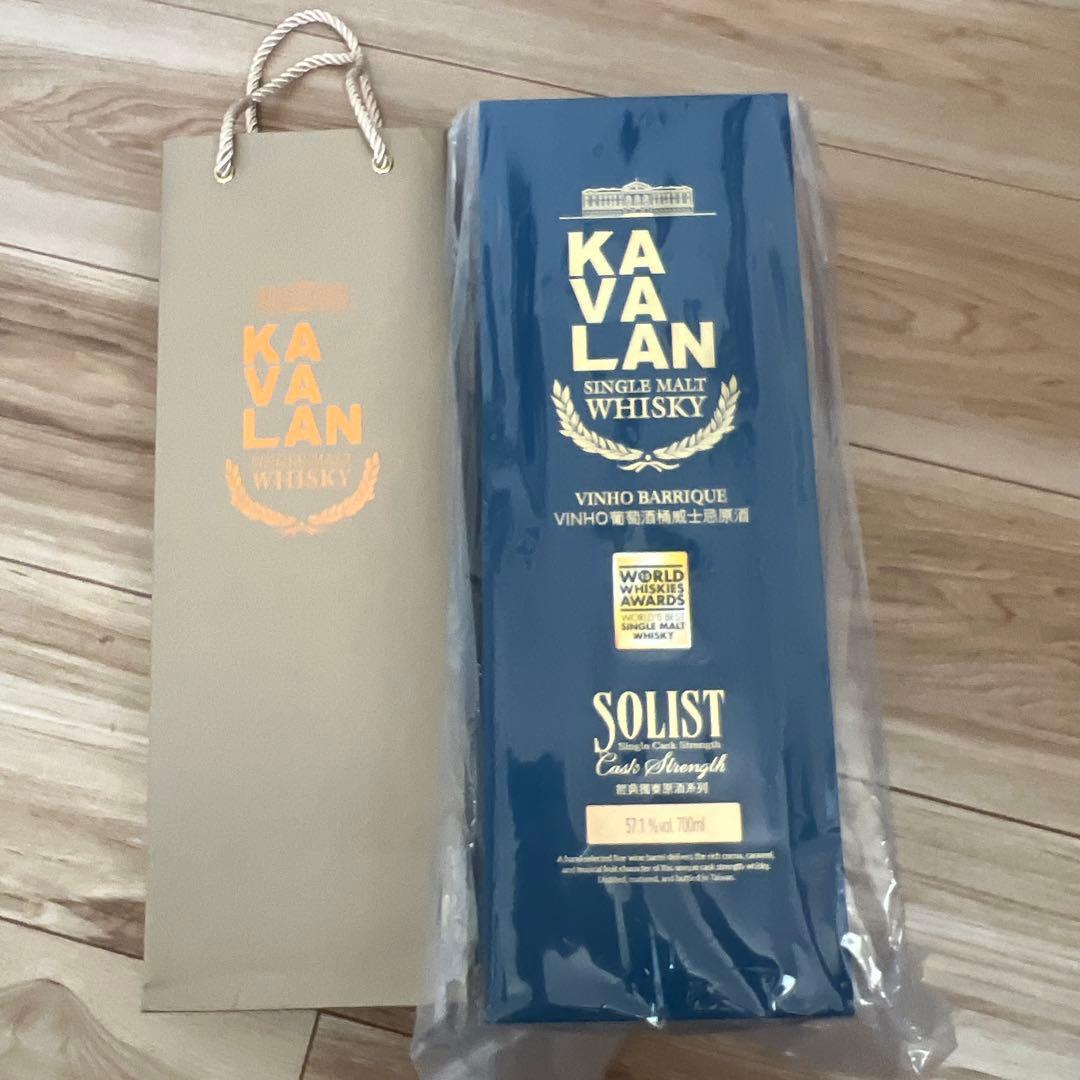 新品未使用品　KAVALAN シングルモルトウイスキー 700ml 57.1%