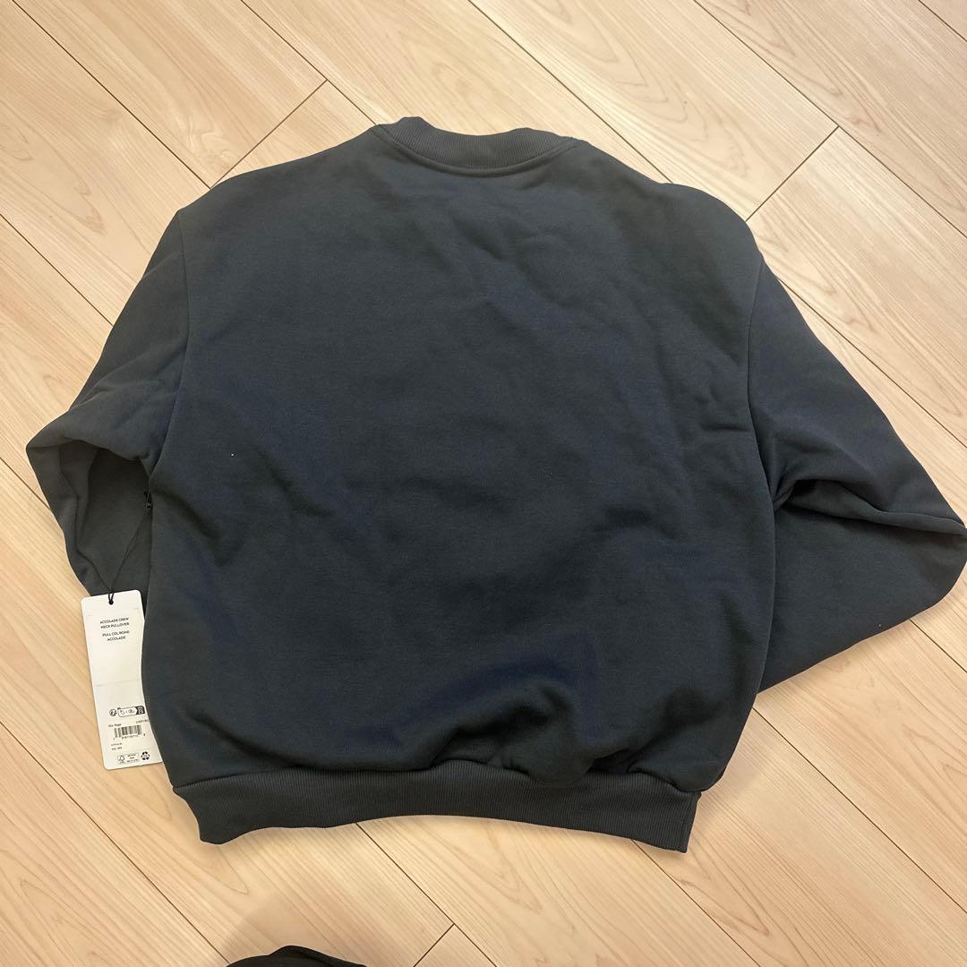 alo ブラック クルーネックスウェット XXS