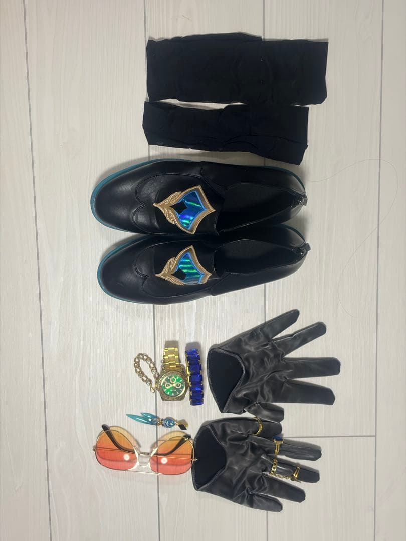 三分妄想　崩壊スターレイル　アベンチュリン　衣装　靴　ウィッグセット