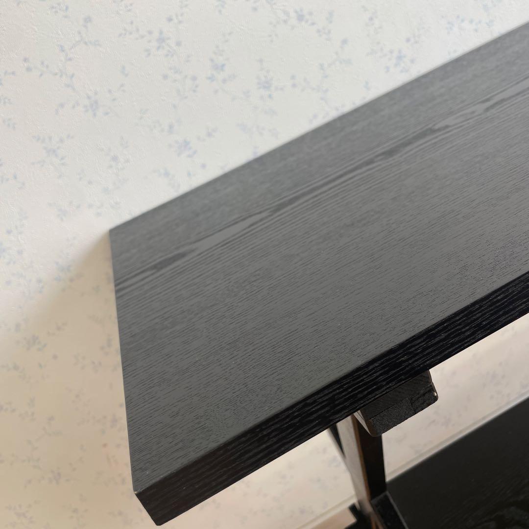 茶道具 組立式 立礼式 立礼卓 立礼棚 木製 黒塗 机 台 点茶 裏千家　喫架