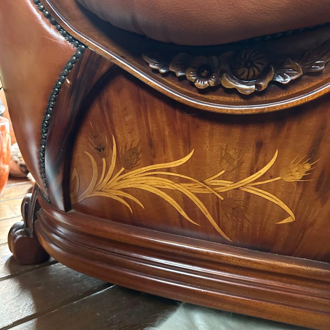 削除前最終お値引き❣️ヴィンテージ1pソファー　1人掛けソファ