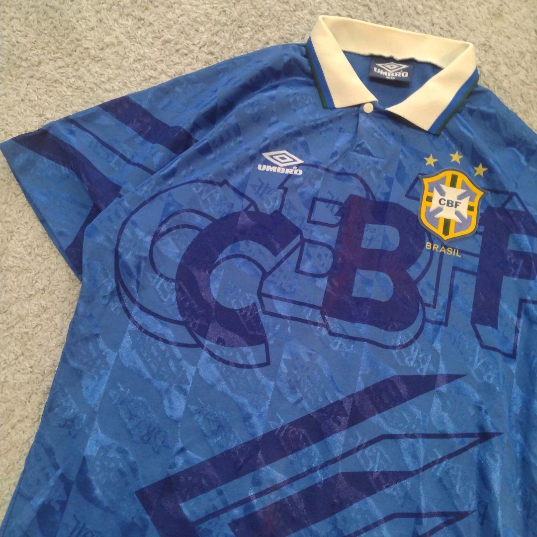 【希少】UMBRO　ブラジル代表　エムブレム　91/93 ユニフォーム　アウェイ